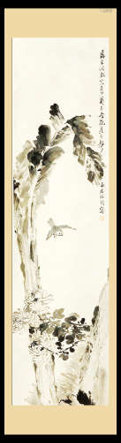 CHINESE SCROLL PAINTING (finger painting)