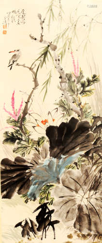 Attributed to Wang Xuetao ( Chinese Scroll Painting)