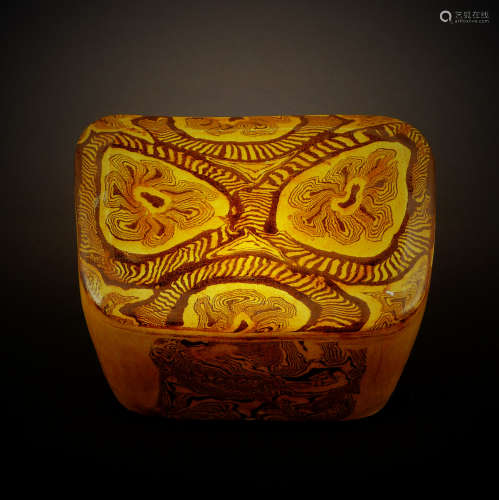 Tang Dynasty yellow glaze porcelain Headrest