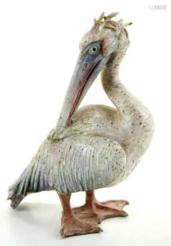A Vienna bronze of a pelican