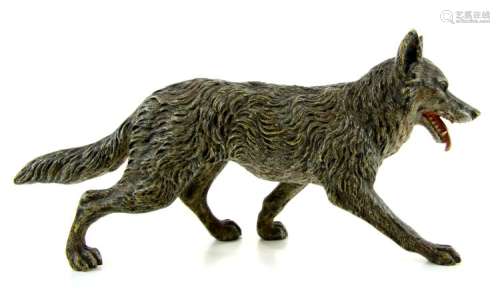 A Vienna bronze of a Wolf