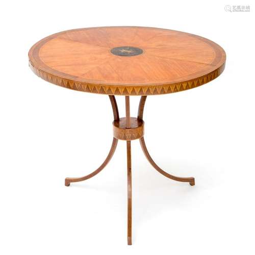 A Louis XVI circular tea table