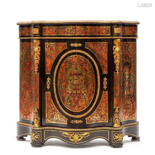 A small Boulle style cabinet