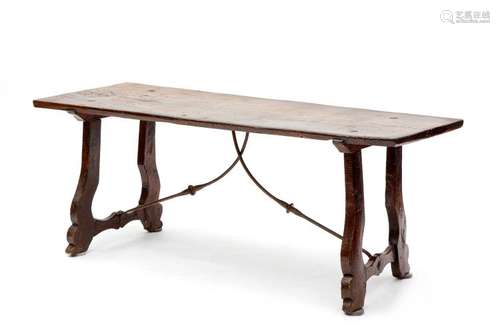 An oak refectory table