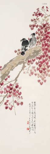 陈树人（1881～1948） 1935年作 花鸟 立轴 设色纸本