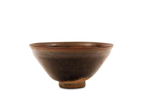 A CHINESE JIAN HARE FUR GLAZED TEA BOWL. Song Dyna