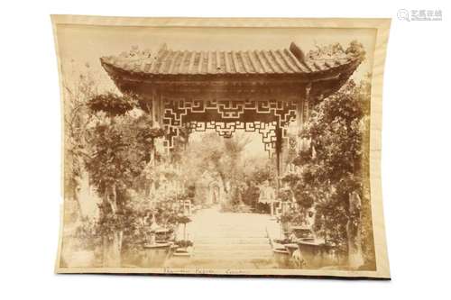 SIX PHOTOGRAPHS OF VIEWS OF CHINA. 19th Century. I