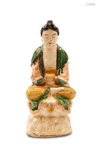 A CHINESE GLAZED CIZHOU FIGURE. Ming Dynasty, or l