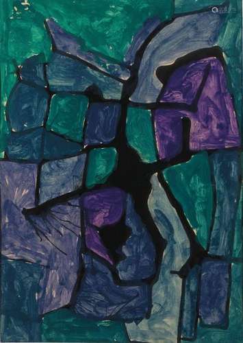 Michael Steiner, born 1945, abstract composition