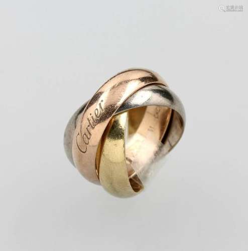 18 kt gold CARTIER ring Trinity