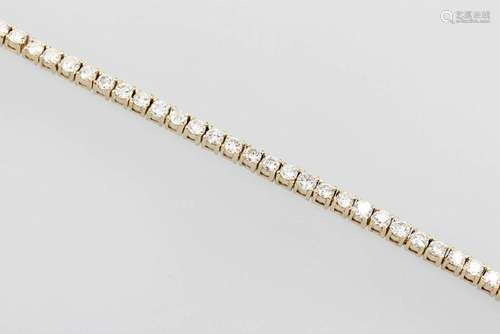 14 kt gold rivierebracelet with brilliants