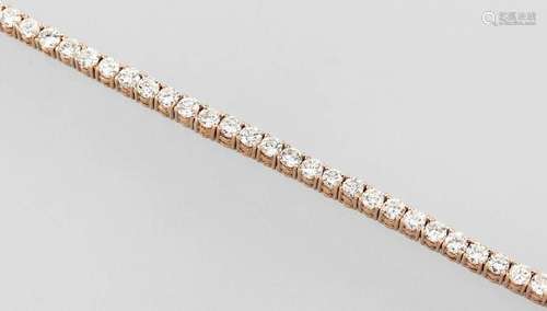 14 kt gold bracelet with brilliants