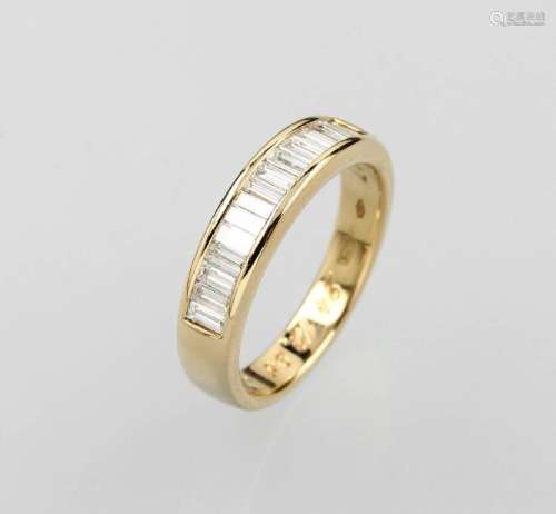 18 kt gold WEMPE-ring with diamonds