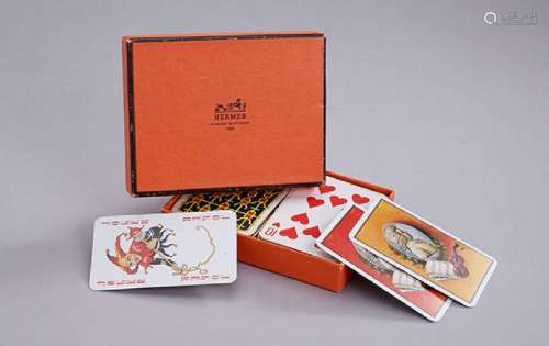 HERMES playing cards