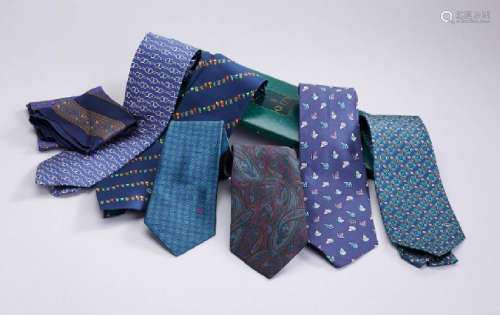 Lot 6 GUCCI ties, Made in Italy
