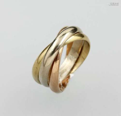 18 kt gold CARTIER ring 'Trinity'