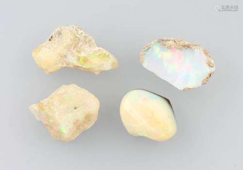 Lot 4 loose opals