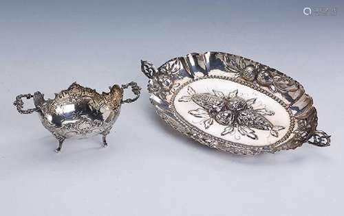 Lot 2 bowls, Hanau approx. 1900