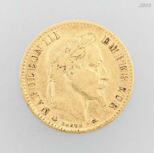 Gold coin Napoleon 10 Francs