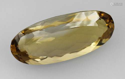 Oval bevelled citrine approx. 441.50 ct