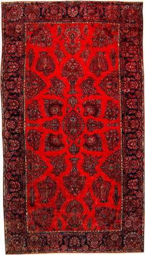 Large Fine 'Manchester Wool' US Kashan Carpet,