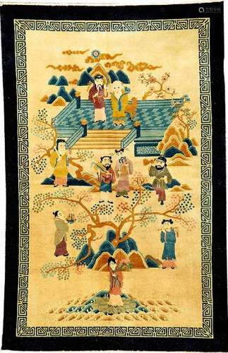 Fine Beijing Pictorial Rug (Confucius With