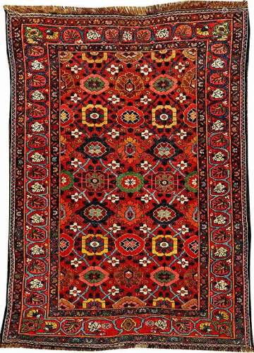 Unusual Bakhtiari 'Mina-Khani' Rug,