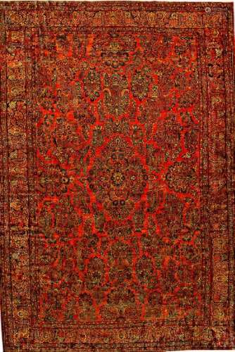 Large US Saruk 'Mohajeran' Carpet,