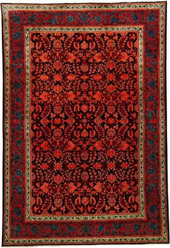 Unique & Fine Kurk Kashan Carpet,