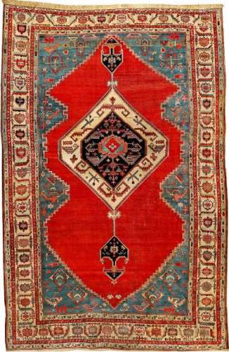 Large & Rare Bakhshayesh Carpet,