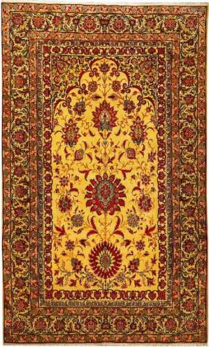 Fine Kurk Qum Carpet (Tehran Design),