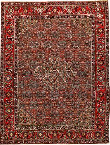 Fine Tabriz 'Senneh-Baft' Carpet,