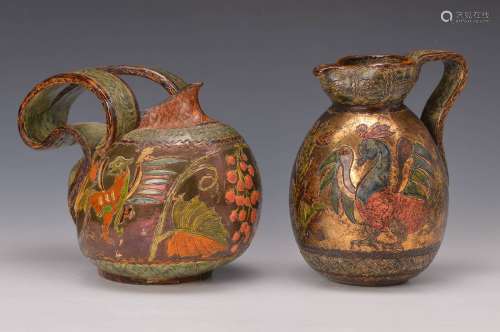 two ceramic pots