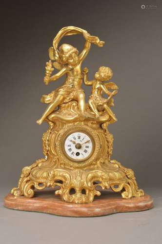 table clock after ancient model