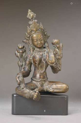 Sculpture in shape of a Boddhisatva