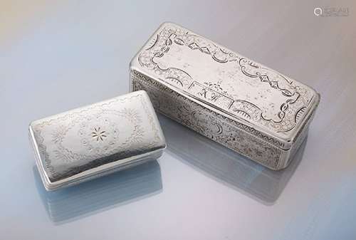 Lot 2 snuff boxes