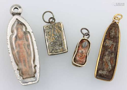 Lot 4 votive pendants