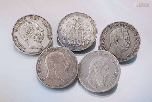 Lot 14 silver coins