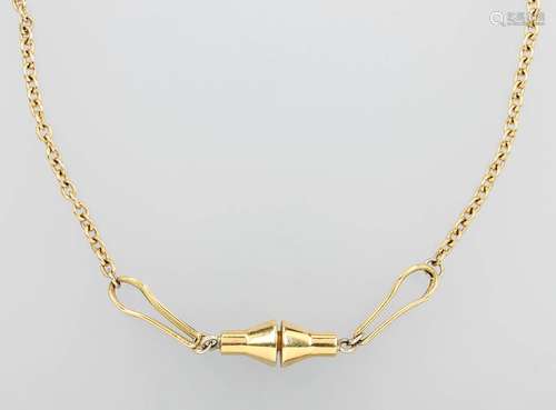 18 kt gold unusual necklace