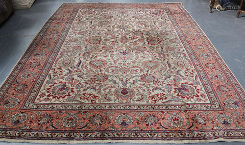 A Tabriz carpet