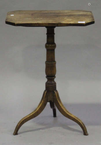 A George III mahogany rectangular tip-top wine table