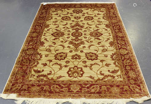 A modern machine made Ziegler style rug