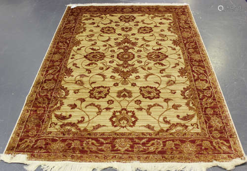 A modern machine made Ziegler style rug