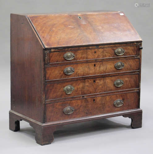 A George III mahogany bureau