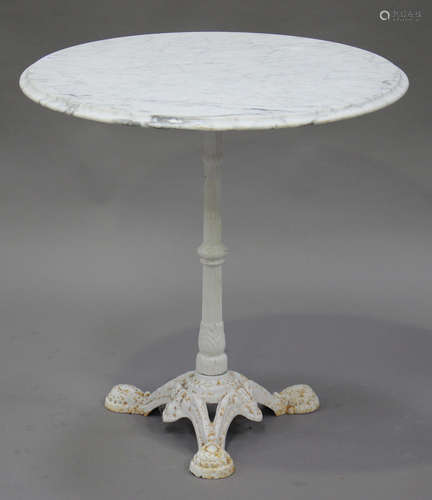 A Victorian style circular pub table