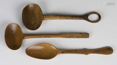 A 19th century Welsh sycamore spoon