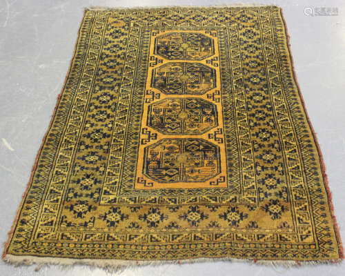 An Afghan rug