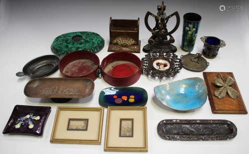 A group of mixed collectors' items