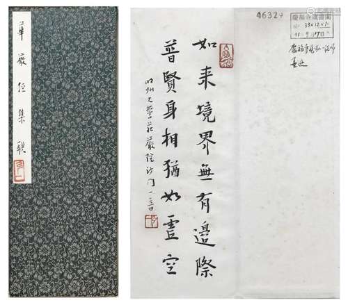 FORTY-EIGHT PAGES OF CHINESE ALBUM CALLIGRAPHY