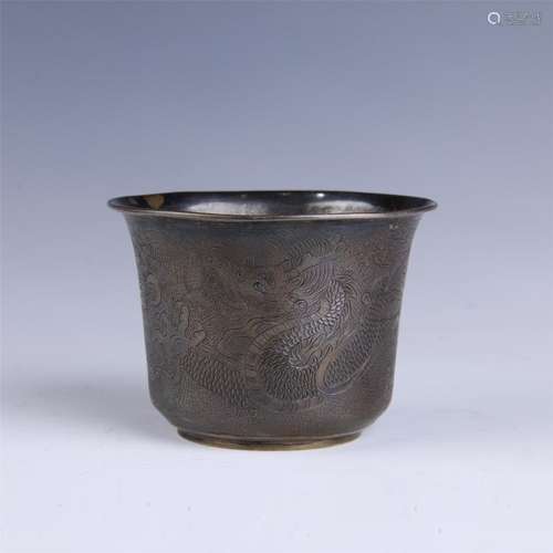 CHINESE SILVER WINE CUP